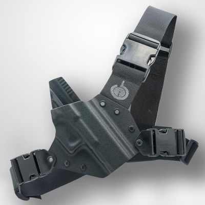 Kenai Chest Holster for a Glock - Black (Model - 44, Left)
