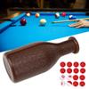 Diyeeni Billiard Shaker Bottle, 16 Numbered Tally Balls with Best Rubber Material,Family Bar Game Accessory, for Pea (Brown) view 3