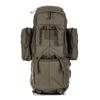 5.11 Tactical Rush 100 Backpack, Large 60L Heavy Duty Deployment Bag, Military Style MOLLE Pack, Style 56555ABR, Small/Medium, Ranger Green view 2