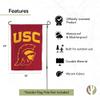 Desert Cactus University of Southern California USC Garden Flag  19 x 12 inch California Trojans Banner, For Outdoor Display and Events (Design A) view 4