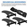 8 FLOWBOARD Surfboard Softboard Foam - Include (3) Fins 6 Foot Leash and (2) Wood Stringers Inside board - Kid and Adult Beginner Intermediate Surf Board and Comes with High Performance Traction Pad view 4