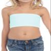 Kurve Girls Bandeau Tube Bra - Strapless Bandeau Bra,UV Protective Fabric UPF50+, Baby Blue, Age (9-14) view 2