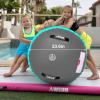 AWSUM Air Roller Gymnastics Barrel Inflatable Tumbling Mat Back Handspring Trainer for Octagon Mat Gym Home Gymnastics Equipment 1PCSNo Electric Pump view 2