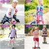 Knee Pads for Kids Adjustable Protective Gear Set with Mesh Bag Knee Pads and Elbow Pads Wrist Guard for Girls Kids Roller Skates Cycling Skateboard Scooter, 3-8 Years view 2