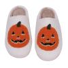 Yotselid Fuzzy Slides Halloween Cotton Slippers for Man Woman Pumpkin Slippers Spooky Gifts Ghostface Slippers Ghost Shoes Anti-Skid Sole(NanGua/WH-man-40/41) view 1