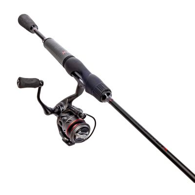 Lews Speed Spin CRX Spinning Reel and Fishing Rod Combo, 6-Foot 1-Piece HM40 Graphite Rod, Light Power Fast Action, Size 100 Reel, 5.2:1 Gear Ratio