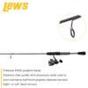 Lews Speed Spin CRX Spinning Reel and Fishing Rod Combo, 6-Foot 1-Piece HM40 Graphite Rod, Light Power Fast Action, Size 100 Reel, 5.2:1 Gear Ratio view 4