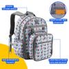 J World Duet Kids Backpack & Lunch Box Set For Girls & Boys Pre-K to Elementary School, Every Daisy view 3