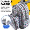J World Duet Kids Backpack & Lunch Box Set For Girls & Boys Pre-K to Elementary School, Every Daisy view 4