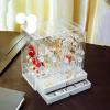 KEFSR Earring Organizer Box, Jewelry Box for Women, Clear Storage Acrylic for Earrings Necklace Organizer Jewelry Box, Transparent Jewelry Display Stand for Women Girls(#1) view 2