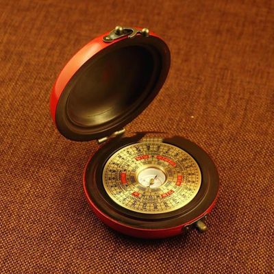 EDCWDTYYEC 7cm All Copper Portable Pocket Mini Pure Copper Solid Compass Compass