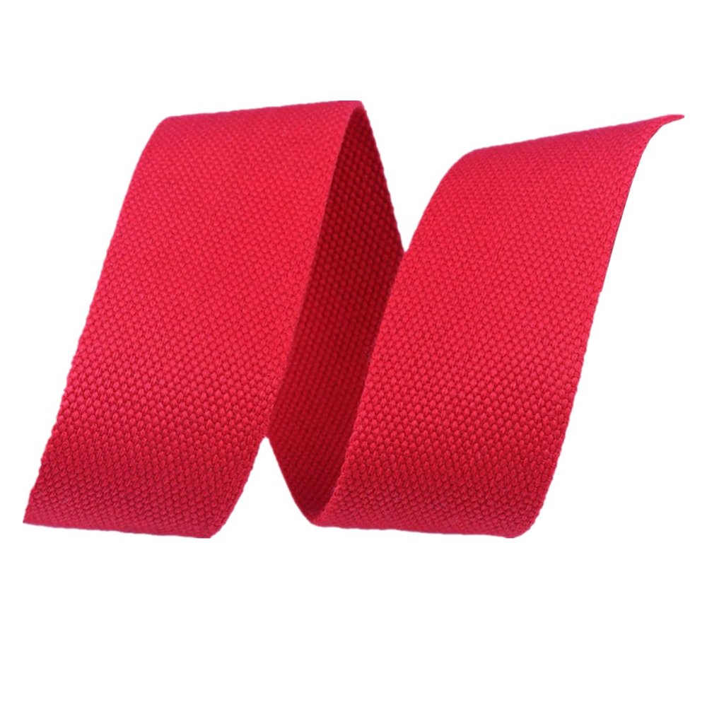 YunYunStrap Cotton Webbing 2 Inch - Lightweight Polyester-Cotton Strap Webbing for Cloth Tote Bags Pet Leash Straps DIY Crafts Accessories