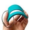 5Pack Silicone Luggage Tag with Name ID Card Perfect to Quickly Spot Luggage Suitcase by Ovener (Turquoise Green) view 4