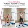 Pilates Bar Kit with Resistance Bands,Qicool Pilates Resistance Bands Exercise Fitness Equipment for Women & Men Home Gym Yoga,Multifunctional Pilates Bar Full Body Workout Equipment Pink view 3