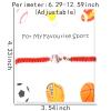 ShiQiao Spl Baseball Bracelet for Daughter Sister Niece Christmas Birthday Gifts for Baseball Fans Players Gifts Good Luck Gift for Baseball Team Inspirational Bracelet for Women Men Sports Bracelet view 2