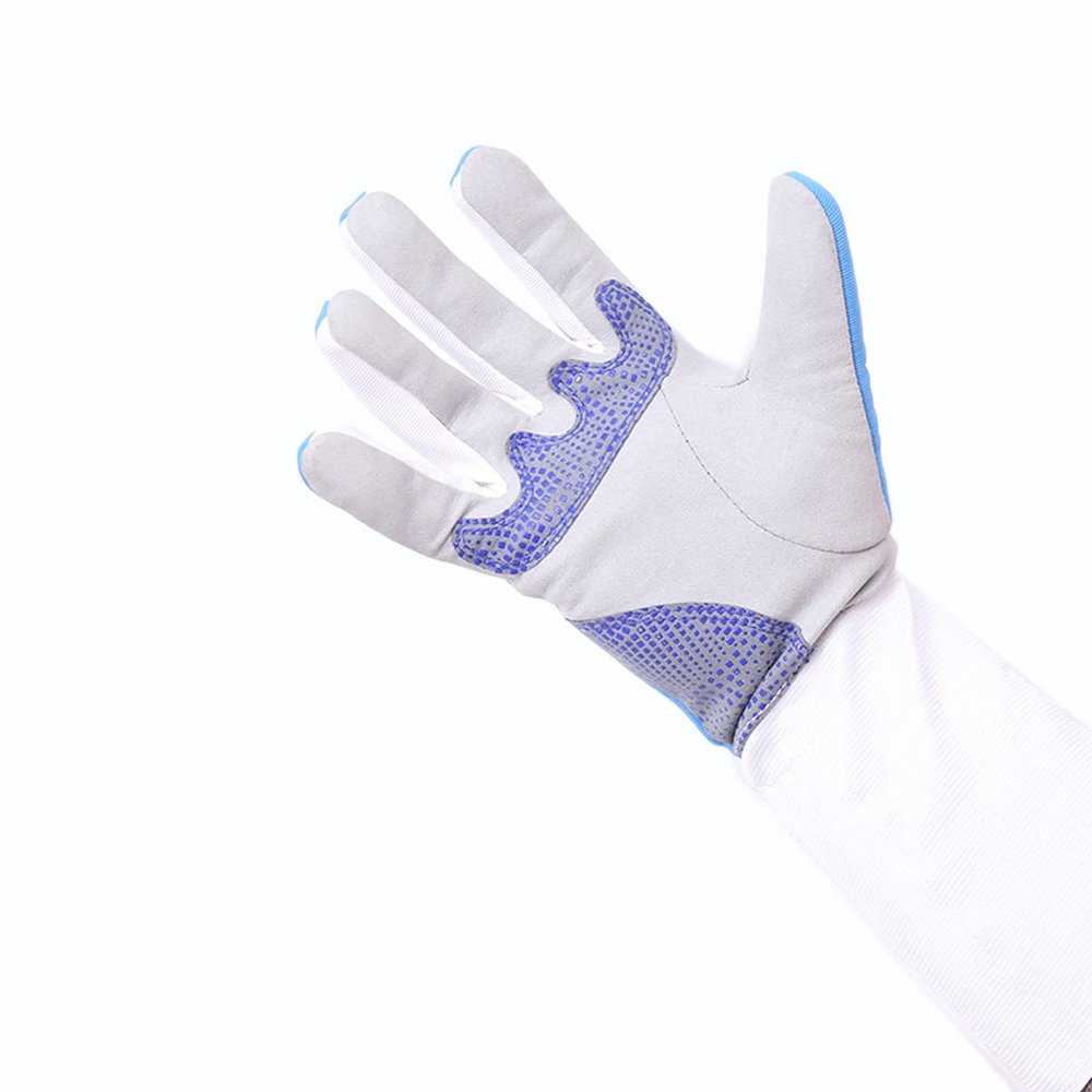 HIXEL Fencing Gloves Fencing Training Equipment Breathable/wear Resistance Fencing Training Gloves for Adult Kids Fencing Training/Contest(Right Hand,7#)