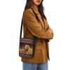 Suobstales Horse Sunflower Butterfly Print Small Crossbody Bag for Teen Girls, Aztec Geometric Lightweight Messenger Shoulder Bags Cross Body Purse Stuff Bag Casual Daypack for Women Men view 4