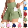 midelxp Tennis Skirts for Women with Shorts Stretchy Comfy Lightweight Athletic Skirt Summer High Waisted Golf Skirts with Shorts Women Skirts Summer Golf Skorts for Women with Pockets Mini Dresses view 1