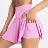 midelxp Tennis Skirts for Women with Shorts Stretchy Comfy Lightweight Athletic Skirt Summer High Waisted Golf Skirts with Shorts Women Skirts Summer Golf Skorts for Women with Pockets Mini Dresses view 4