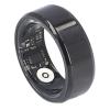 GOWENIC Smart Health Ring, IP68 BT Connection Pedometer Health Ring for Women Men, Rechargeable, iOS (Size 11 20.7mm / 0.8in ID)