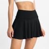 midelxp Pleated Tennis Skirts for Women Stretchy Soft Lightweight Athletic Skirt Summer High Waisted Golf Skirts with Shorts Women Skirts Summer Skorts with Pockets Tummy Control Short Dresses view 2