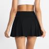 midelxp Pleated Tennis Skirts for Women Stretchy Soft Lightweight Athletic Skirt Summer High Waisted Golf Skirts with Shorts Women Skirts Summer Skorts with Pockets Tummy Control Short Dresses view 3