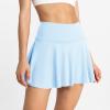 midelxp Tennis Skirts for Women with Shorts Stretchy Soft Lightweight Athletic Skirt Summer High Waisted Golf Skirts with Shorts Mini Skirts for Women Golf Skorts for Women with Pockets Mini Dresses view 2