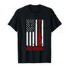 Greensboro American Flag Baseball Lover USA Greensboro T-Shirt view 1