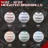 SYNGUCK Weighted Baseballs for Throwing Help Increase Pitch Velocity Set of 6 Practice Baseballs (4/6/7/9/10/12oz) view 2