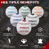 SYNGUCK Weighted Baseballs for Throwing Help Increase Pitch Velocity Set of 6 Practice Baseballs (4/6/7/9/10/12oz) view 3