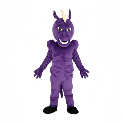 Premium Purple Mustang Horse Mascot Costume for Events and Parties