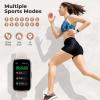TIFOZEN Fitness Tracker with 24/7 Heart Rate, Blood Oxygen, Sleep Monitor, 3ATM Waterproof Fitness Watch/Smart Watch/Activity Tracker, Pedometer/Step Counter, Calorie Tracker for Women Men, Starlight view 3