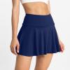 midelxp Tennis Skirts for Women with Shorts Stretchy Soft Lightweight Athletic Skirt Summer Tummy Control Golf Skirts with Shorts Mini Skirts for Women Golf Skorts for Women with Pockets Mini Dresses view 2