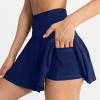midelxp Tennis Skirts for Women with Shorts Stretchy Soft Lightweight Athletic Skirt Summer Tummy Control Golf Skirts with Shorts Mini Skirts for Women Golf Skorts for Women with Pockets Mini Dresses view 4