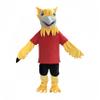 rushopn Yellow Gryphon Griffin Bird Mascot Costume for Events and Parties view 1