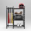 iumLeap Heavy Duty Floorstanding Baseball Bats Storage Organizer Holder, Large Capacity Metal Sports Equipment Display Stand Rack for Softball Helmets (Style2 Style1) view 4