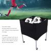 Foldable Ball Storage Cart, Wheeled Sports Organizer for Basketball Soccer Volleyball 8-Ball Capacity Portable view 4