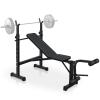 LSKSSNG Folding Olympic Weight Benches for Home Gym, Bench Press Rack with Squat Rack with Squat Rack, Adjustable Workout Benches for Dumbbell Exercise, Workout Bench for Home Gym Full-Body view 1