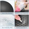 APEXUP 9 Inch Pilates Ball Small Exercise Ball for Yoga, Fitness, Balance, Core Workout, Physical Therapy (XXS (9") 23cm, Black) view 2