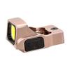 3MOA 550 Holographic Red Dot Reflex Sight, Mini Collimator Sights with Mount Plate for Pistol & 20mm Rail, Gold view 3