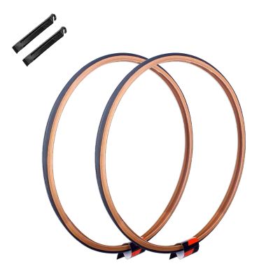 700x25C/700x28C Road Bike Tires,Puncture-Resistant Bicycle Replacement Accessories with 2 Levers,Compatible with Mountain City Commuter Hybrid Ebike