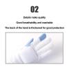 KXJPIZIYB Left Hand Fencing Gloves, Foil Epee Anti-Slip Gloves, Competition Fencing Equipment with Rubber Pads, Washable(5.0#) view 4