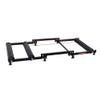 CFDZCP Foldable Bike Roller Trainers, Home Bicycle Trainer for Indoor Exercise Riding, Bike Riding Platform, Portable Bike Roller Trainer with Low Noise,Black view 1