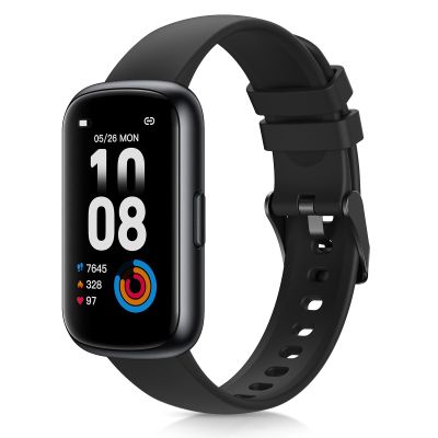 TIFOZEN Fitness Tracker with 24/7 Heart Rate, Blood Oxygen, Sleep Monitor, 3ATM Waterproof Fitness Watch/Smart Watch/Activity Tracker, Pedometer/Step Counter, Calorie Tracker for Women Men, Black