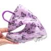 HugRain Toddler Girls Rain Boots Little Kids Baby child Light Up Waterproof Rubber Shoes Printed Mud Lightweight Adorable with Easy-On Handles Non Slip Sole butterfly Purple Size 7 view 2
