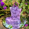 HugRain Toddler Girls Rain Boots Little Kids Baby child Light Up Waterproof Rubber Shoes Printed Mud Lightweight Adorable with Easy-On Handles Non Slip Sole butterfly Purple Size 7 view 3
