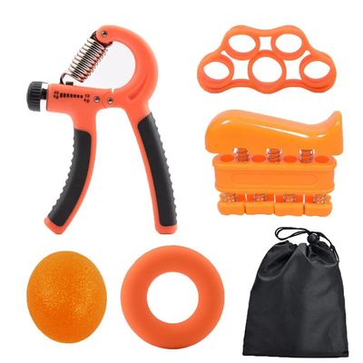 LEIXIUSM Orange Hand Exerciser Arm Exerciser Hand Press Exercise Gripper Hand Strength Exercise Fitness Tool Finger Exercise