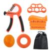 LEIXIUSM Orange Hand Exerciser Arm Exerciser Hand Press Exercise Gripper Hand Strength Exercise Fitness Tool Finger Exercise view 1