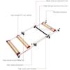 CFDZCP Folding Bike Trainer for Indoor Riding Platform, Bike Roller Trainer for Indoor Exercise, High Strength Aluminum Alloy Bike Roller, Home Bicycle Trainer, Low Noise view 2