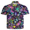 MSCPZH Golf Shirts for Men 80s Golf Polo Shirts for Men Short Sleeve Polo Shirts Golf Mens Polo view 1